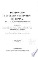 Diccionario geográfico-histórico de España