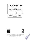 Diccionario histórico y biográfico de la Revolución Mexicana