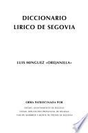 Diccionario lírico de Segovia