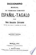 Diccionario manual de términos comunes Español-Tagalo