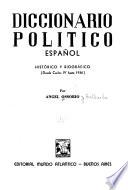 Diccionario político español