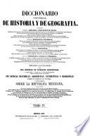 Diccionario universal de historia y de geografia ...