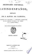 Diccionario universal latino-español