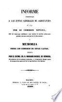Dictámen y voto particular de la Comisión Novena de las Juntas Grals. de Agricultura