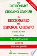 Dictionary of Chicano Spanish