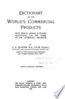 Dictionary of the World's Commercial Products