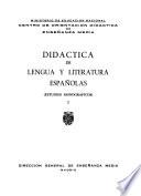 Didáctica de lengua y literatura españolas
