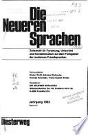 Die neueren Sprachen