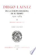 Diego Laínez en la Europa religiosa de su tiempo