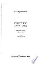 Dietario (1979-1980)