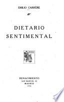 Dietario sentimental