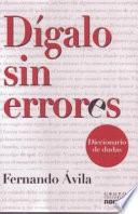 Dígalo sin errores