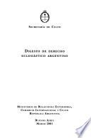 Digesto de derecho eclesiástico argentino