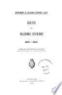 Digesto de relaciones exteriores, 1810-1913