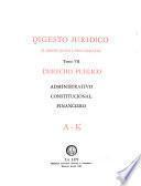 Digesto jurídico: Derecho público