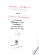 Digesto jurídico; jurisprudencia-bibliografía: Derecho patrimonial
