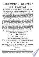 Dirección General de Cartas en forma de Diccionario