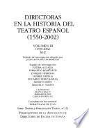 Directoras en la historia del teatro español, 1550-2002: 1930-2002, M-Z