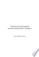 Directorio de centros españoles de asuntos internacionales y estratégicos