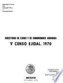 Directorio de ejidos y de comunidades agrarias