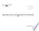Directorio nacional de establecimientos industriales