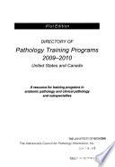 Directory of Pathology Training Programs