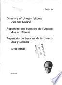 Directory of Unesco Fellows