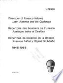 Directory of Unesco Fellows