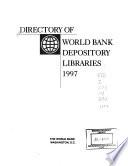 Directory of World Bank Depository Libraries