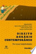 Direito Agrário Contemporâneo