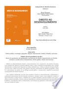 Direito ao Desenvolvimento(Coleção Fórum Diretos Humanos - Vol. 2)