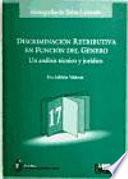 Discriminación retributiva en función del género
