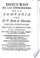 Discurso de las enfermedades de la Compañia