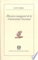 Discurso inaugural de la Universidad Nacional