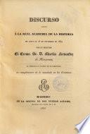 Discurso leido à la real academia de la historia en Junta de 1834-1843