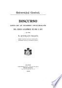 Discurso leído en la solemne inauguración del curso académico de 1916 á 1917