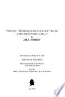 Discurso preliminar acerca de la historia de la reflexión sobre lo bello