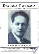 Discurso programa del doctor Jorge Eliecer Gaitan