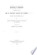 Discurso pronunciado el día 11 de noviembre de 1913 en el Ateneo Científico, Literario y Artístico de Madrid