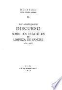 Discurso sobre los estatutos de limpieza de sangre