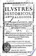 Discursos ilustres, historicos i genealogicos ...