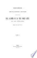 Discursos leídos en las recepciones y actos públicos celebrados por la Real Academia de las Tres Nobles Artes de San Fernando desde 19 de junio de 1859