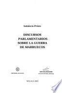 Discursos parlamentarios sobre la Guerra de Marruecos
