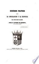 Discursos politicos sobre la legislacion y la historia del antiguo reino de Aragon
