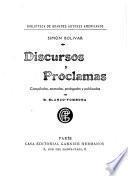 Discursos y proclamas