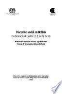 Discusión social en Bolivia