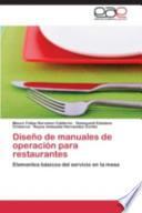 Diseno de Manuales de Operacion Para Restaurantes