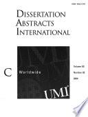 Dissertation Abstracts International