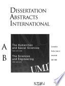 Dissertation Abstracts International