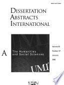 Dissertation Abstracts International